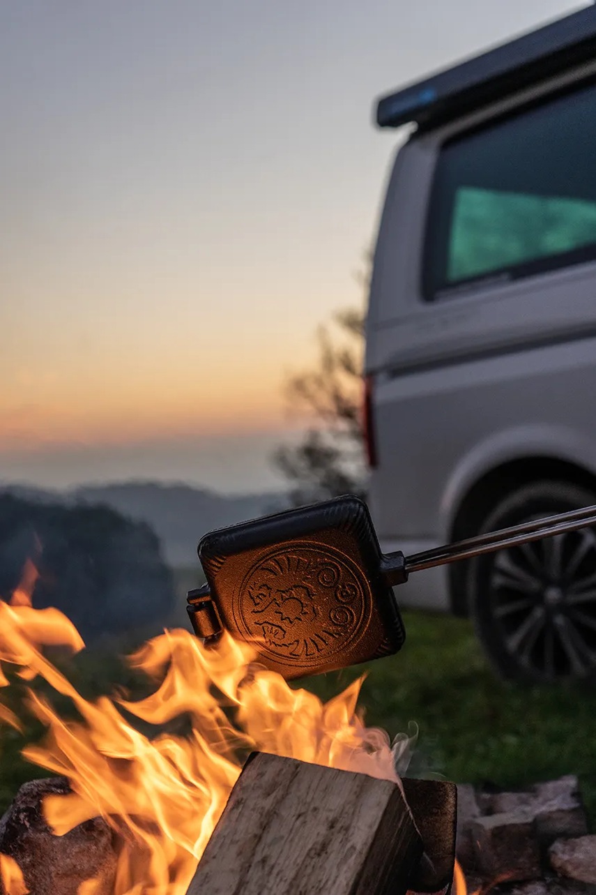 Τοστιέρα από χυτοσίδηρο για σάντουιτς Petromax Sandwich Iron 11 x 11 cm χρώμα: μαύρο φωτογραφία