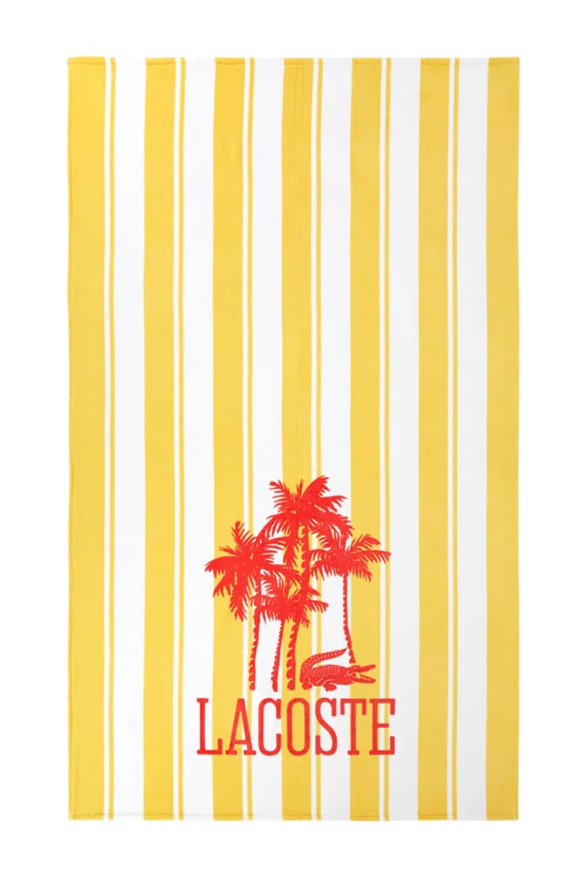 E-shop Bavlněný plážový ručník Lacoste LFANCY 100 x 170 cm
