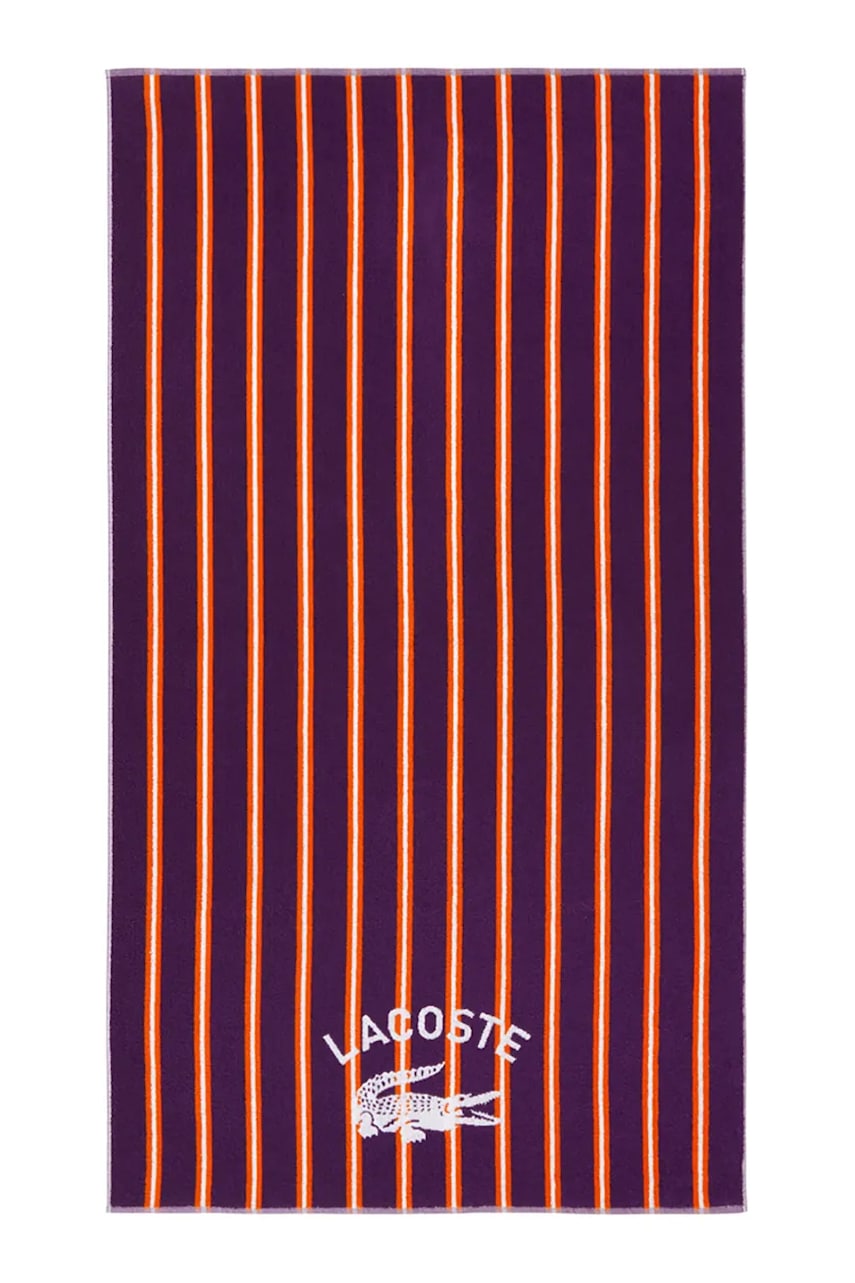 E-shop Bavlněný plážový ručník Lacoste LSUNSTRI Cosaque 90 x 160 cm