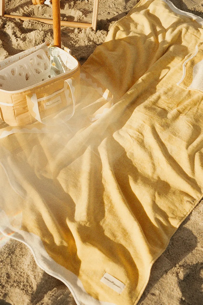 Business & Pleasure Co. πετσέτα παραλίας βαμβακερή 86 x 168 cm φωτογραφία