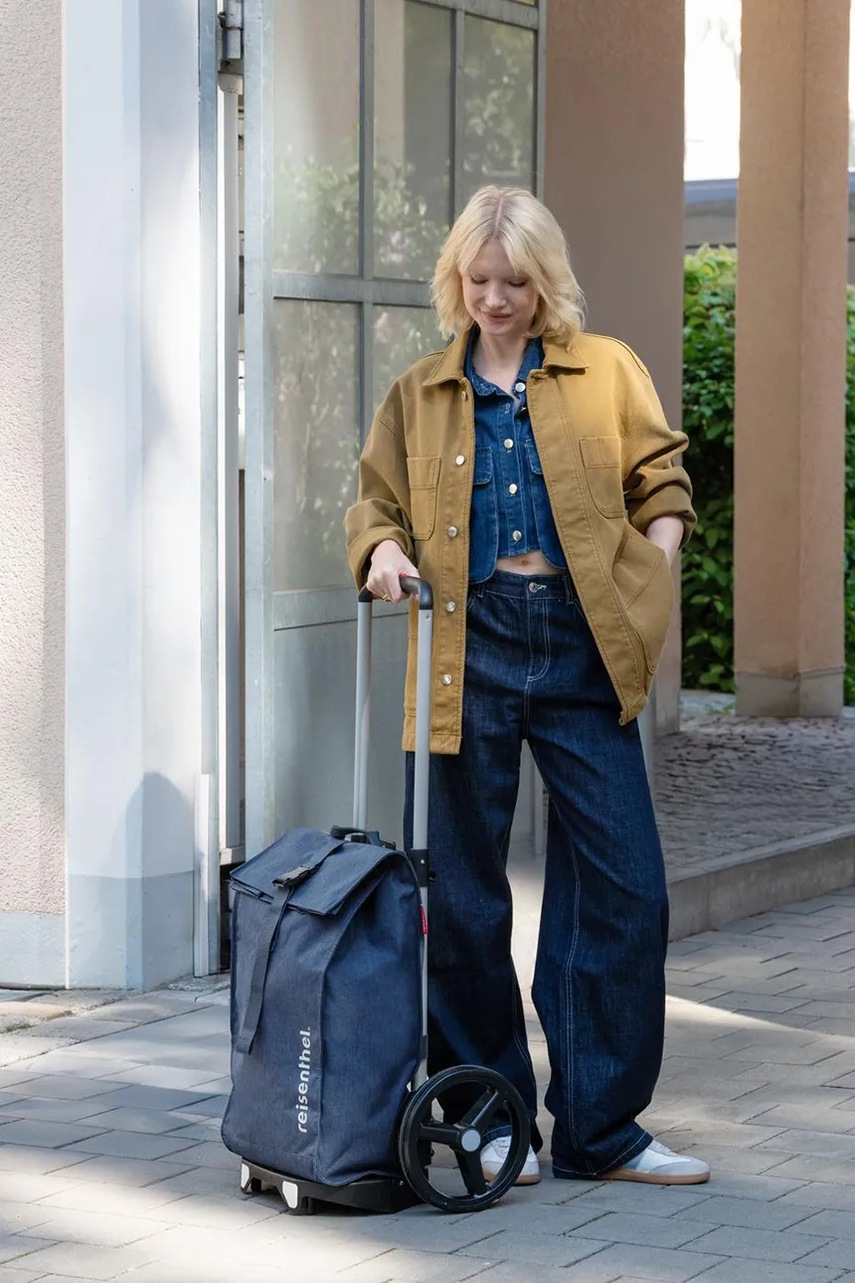 Reisenthel καρότσι για ψώνια από υφασμάτινο υλικό φωτογραφία