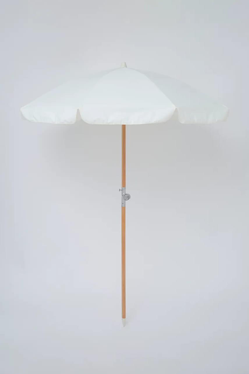 SunnyLife πτυσσόμενη ομπρέλα 155 x 155 x 215 cm S51LBUSA λευκό ONE SIZE