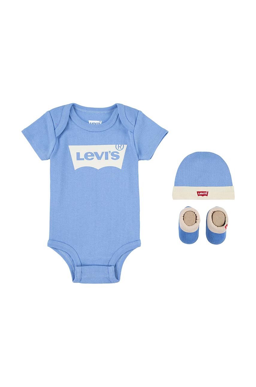 

Комплект за бебета Levi's в синьо, Син