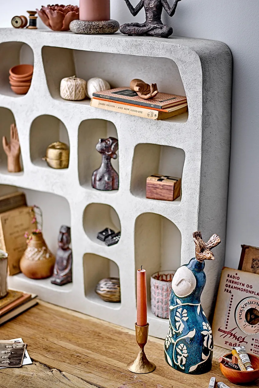 Ράφι τοίχου Bloomingville Antonio χρώμα: μπεζ φωτογραφία