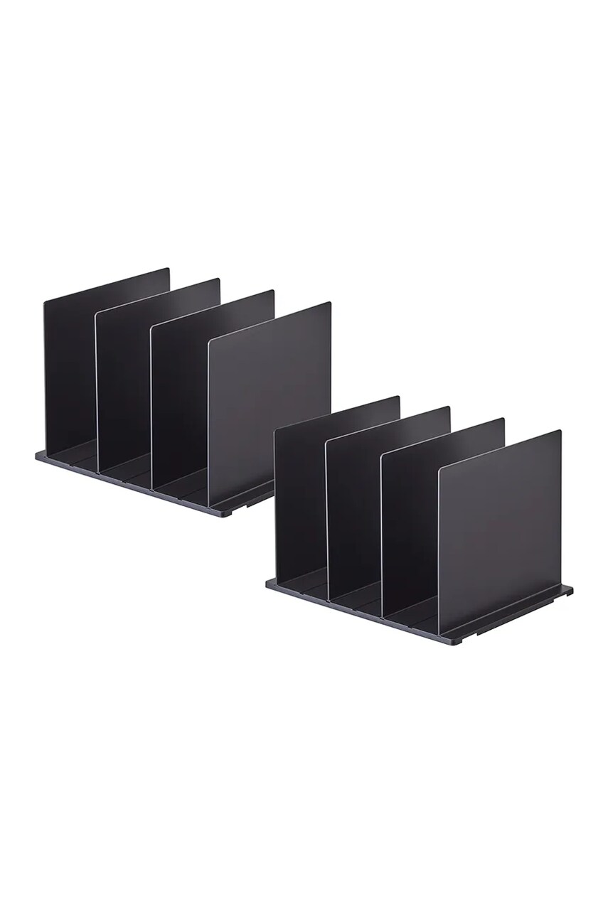 Levně Organizér do šatní skříně Yamazaki Smart 2-pack černá barva