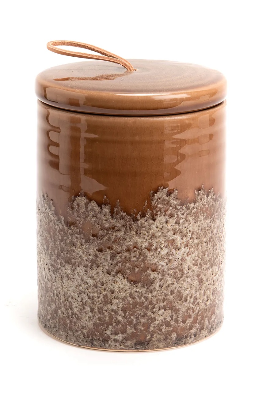 home & lifestyle recipient cu capac culoarea maro home & lifestyle recipient cu capac culoarea maro