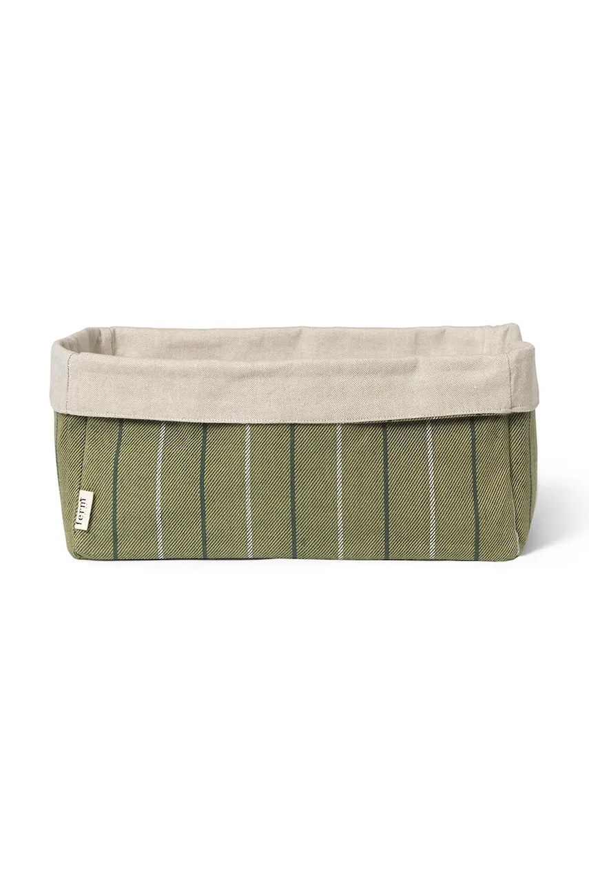 ferm LIVING coș de pâine Ito culoarea verde ferm LIVING coș de pâine Ito culoarea verde