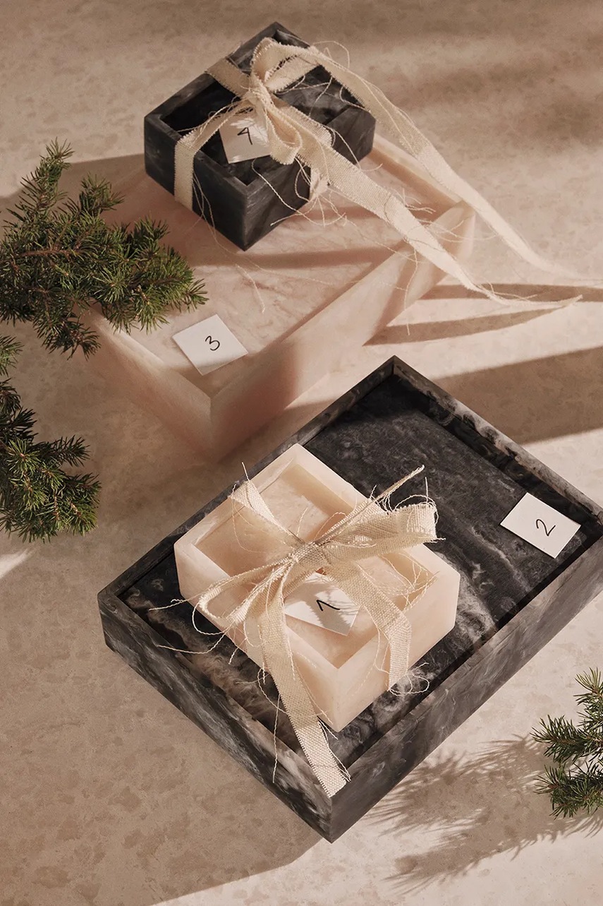 Κουτί αποθήκευσης ferm LIVING Mist Box χρώμα: γκρι φωτογραφία