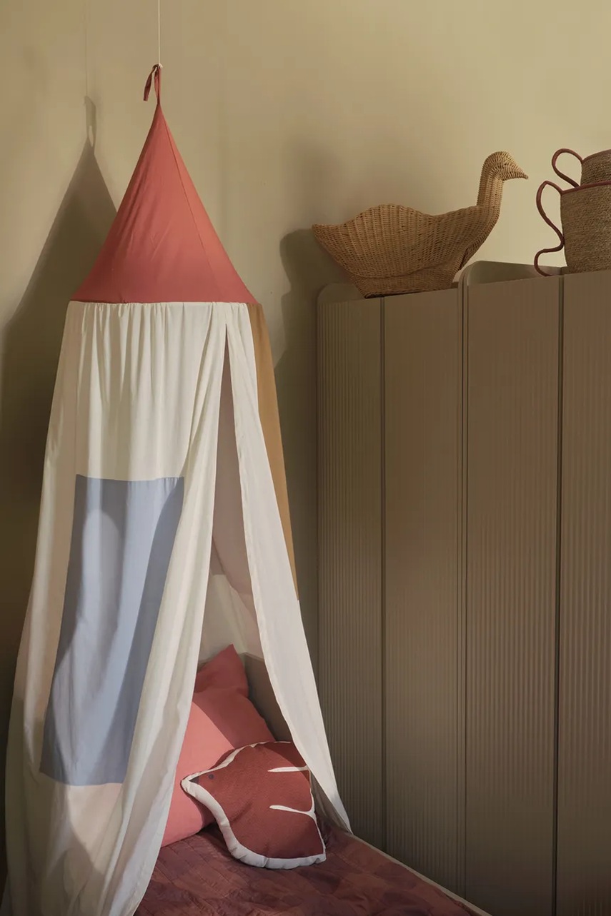 Καλάθι αποθήκευσης ferm LIVING Bird Braided χρώμα: μπεζ φωτογραφία