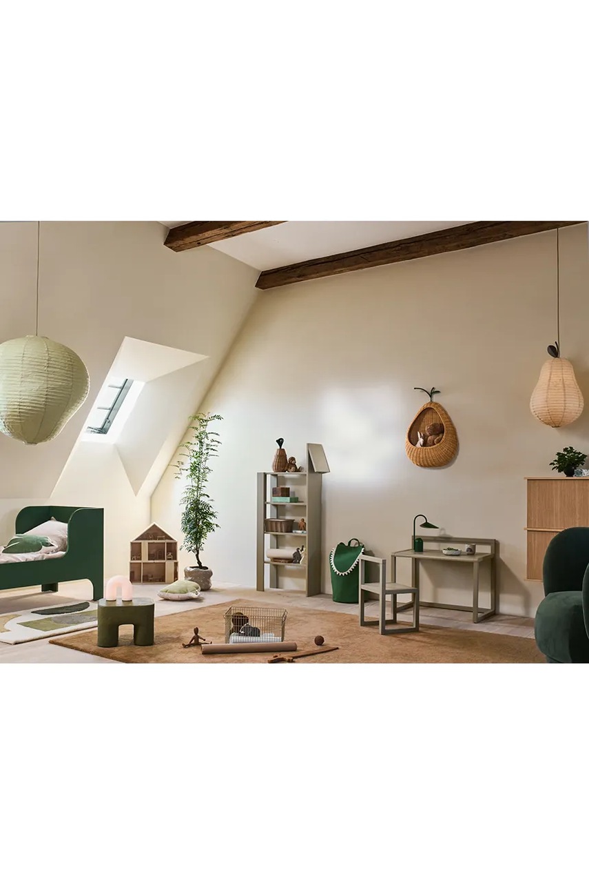 Οργανωτής τοίχου ferm LIVING Pear Braided χρώμα: μπεζ φωτογραφία