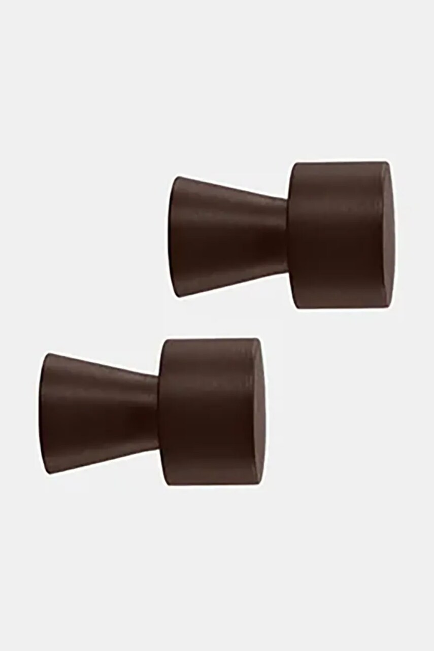 OYOY umeras de perete Pin 2-pack culoarea maro