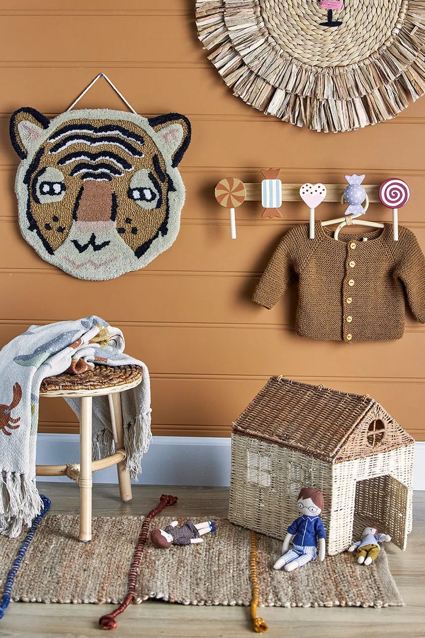 Κρεμάστρα τοίχου Bloomingville 42 x 14 x 7 cm φωτογραφία