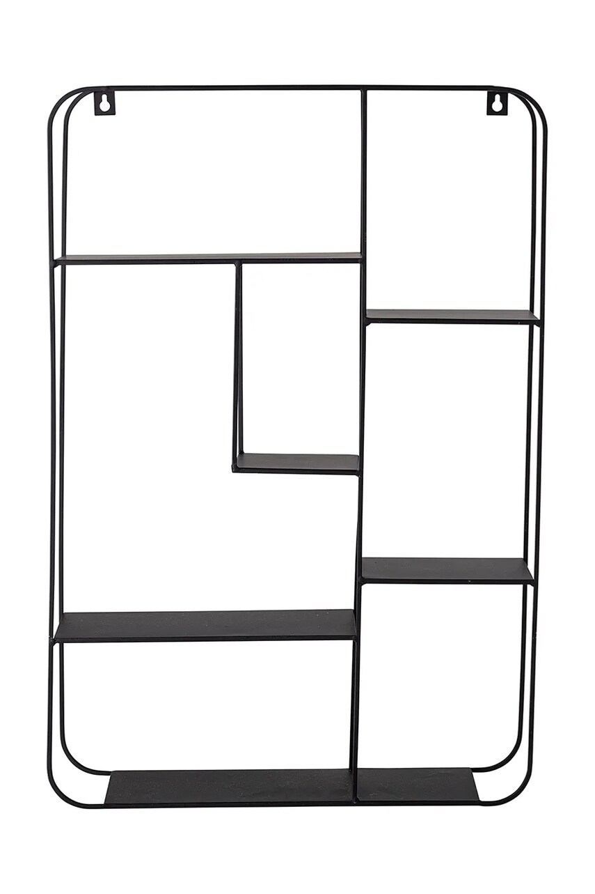 Bloomingville raft de perete Ebert culoarea negru