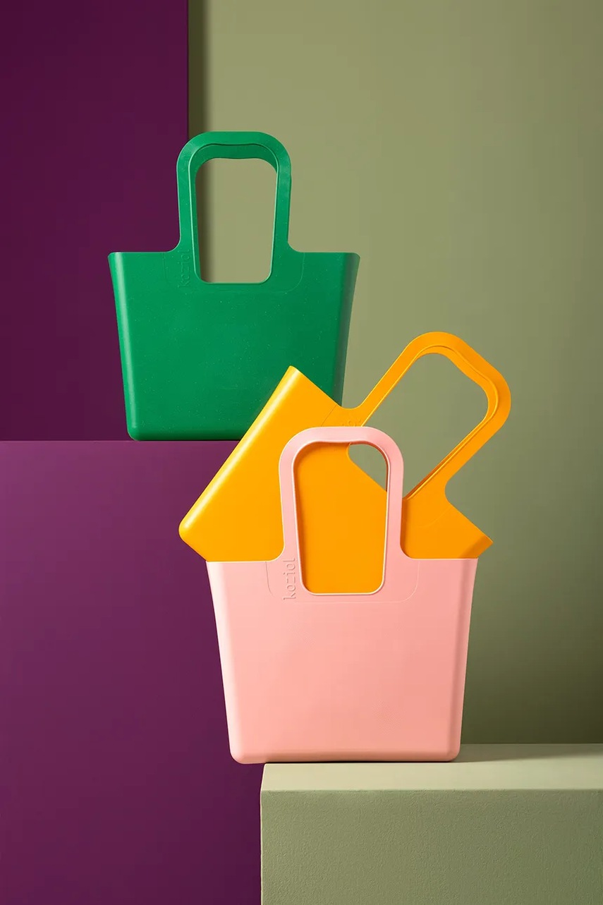 Τσάντα για ψώνια Koziol χρώμα: ροζ φωτογραφία