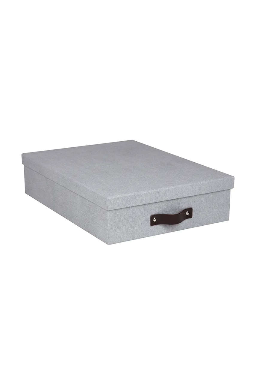 Bigso Box of Sweden cutie de depozitare A4 culoarea gri