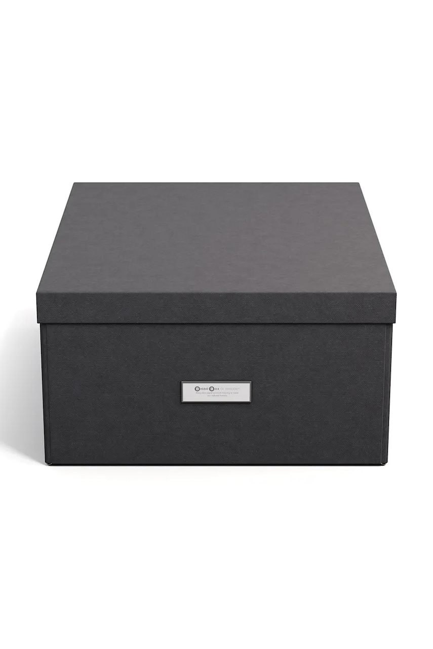 Bigso Box of Sweden cutie de depozitare XL culoarea negru