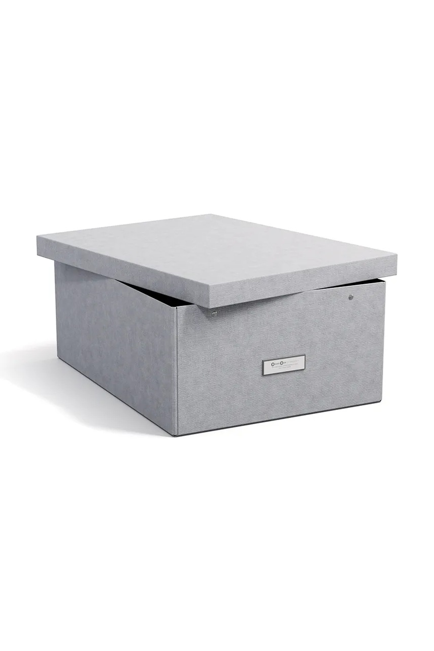 Κουτί αποθήκευσης Bigso Box of Sweden XL χρώμα: γκρι φωτογραφία