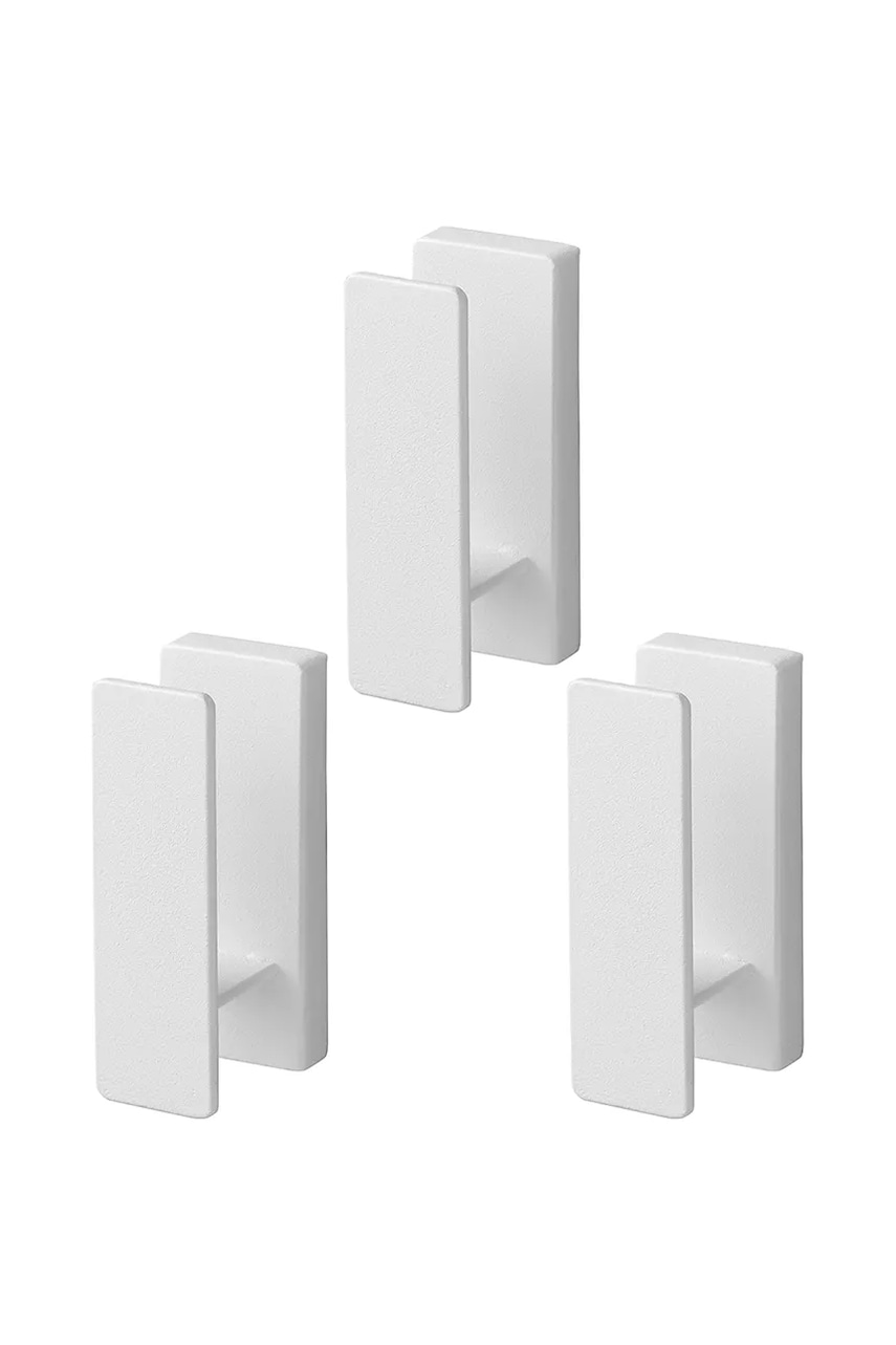 Yamazaki set de umera?e de perete 3-pack culoarea alb