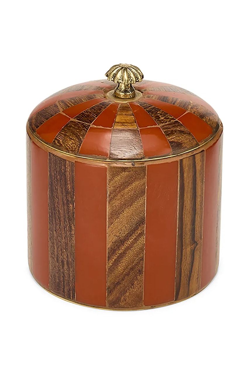 Doing Goods recipient cu capac Piper Striped Circus Box