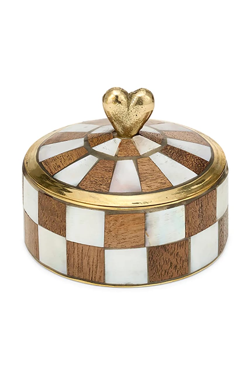 Levně Nádoba s víkem Doing Goods Heart Circus Box Woody více barev