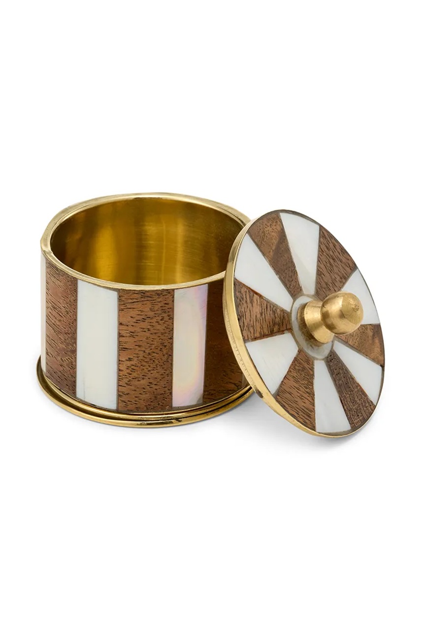 Δοχείο με καπάκι Doing Goods Bailey Circus Box Wood χρώμα: πολύχρωμο φωτογραφία