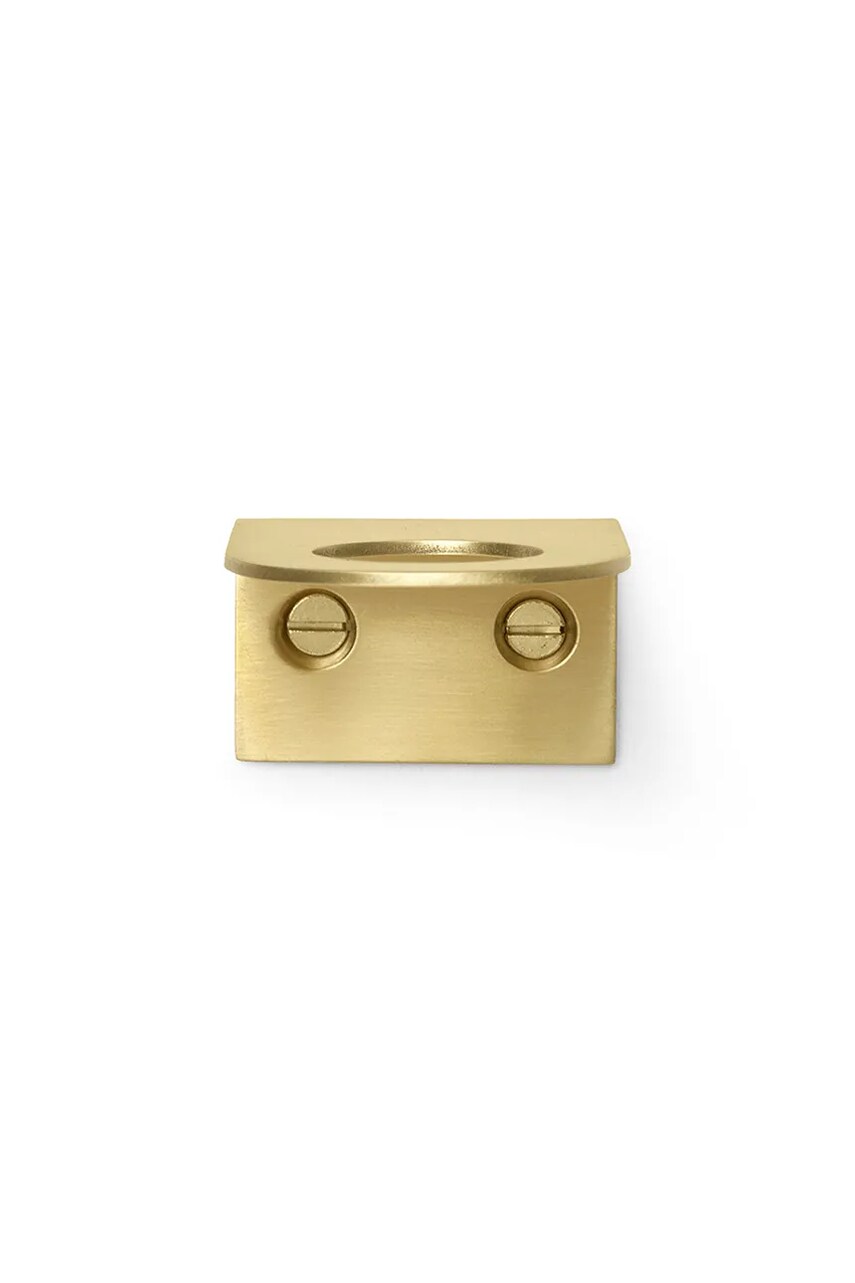 Levně Nástěnný věšák ferm LIVING Basho Wall Hanger žlutá barva