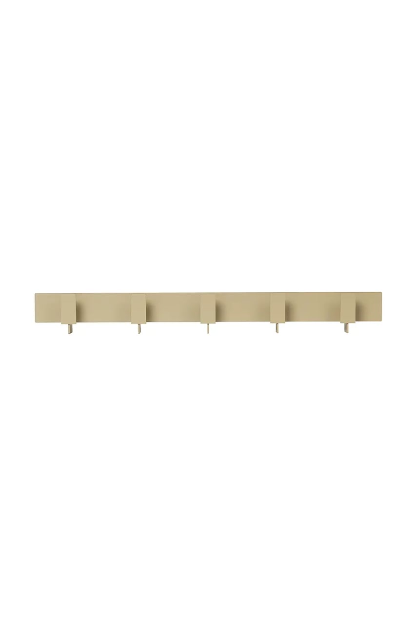 ferm LIVING umeraș de perete Lager Coat Rack culoarea bej