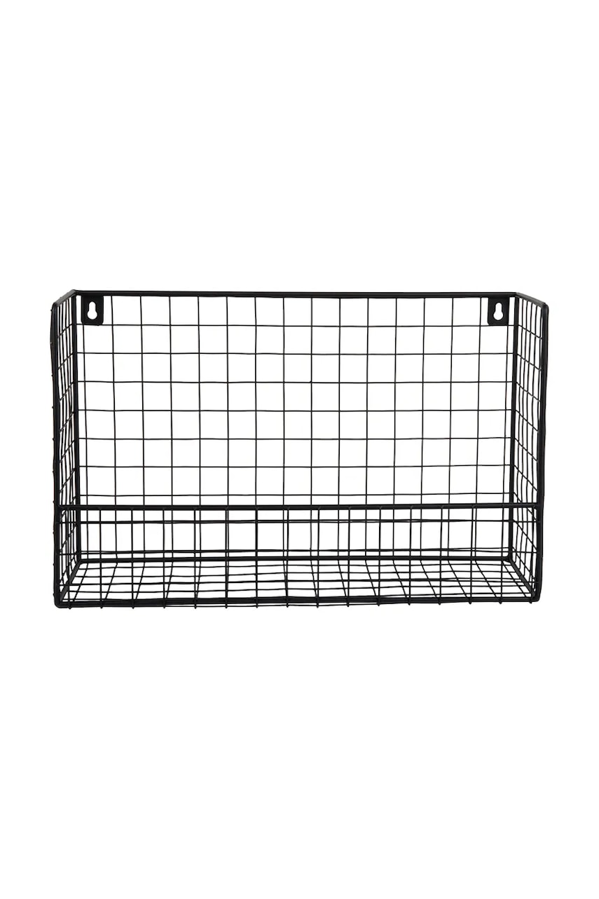 Present Time raft de perete Reja culoarea negru