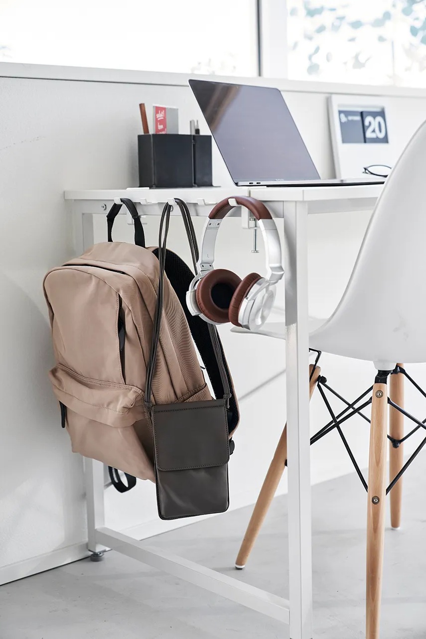 Κρεμάστρα με επιτραπέζιο στήριγμα Yamazaki Tower χρώμα: άσπρο φωτογραφία