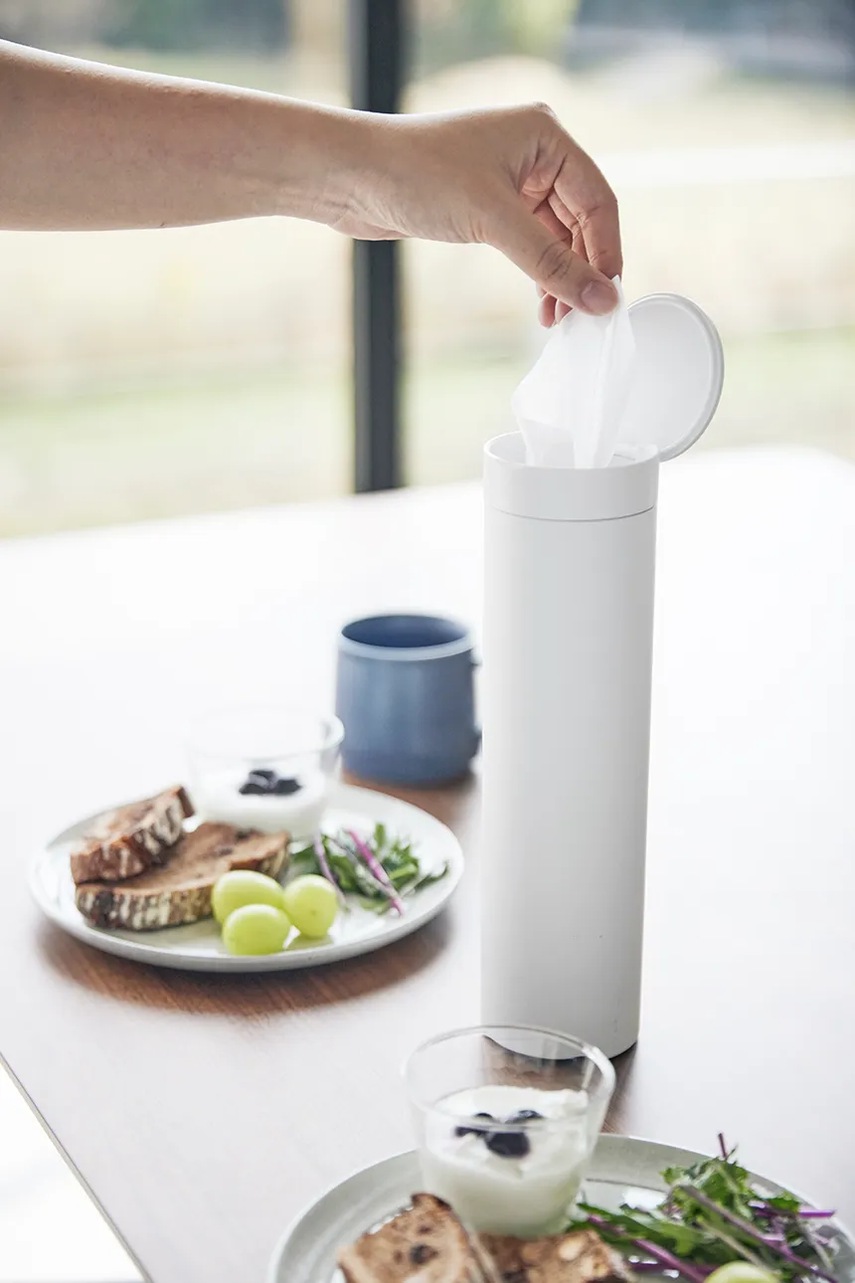 Κουτί για χαρτομάντηλα Yamazaki Tower φωτογραφία