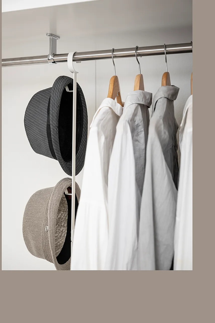 Οργανωτής ντουλάπας Yamazaki Tower χρώμα: άσπρο φωτογραφία