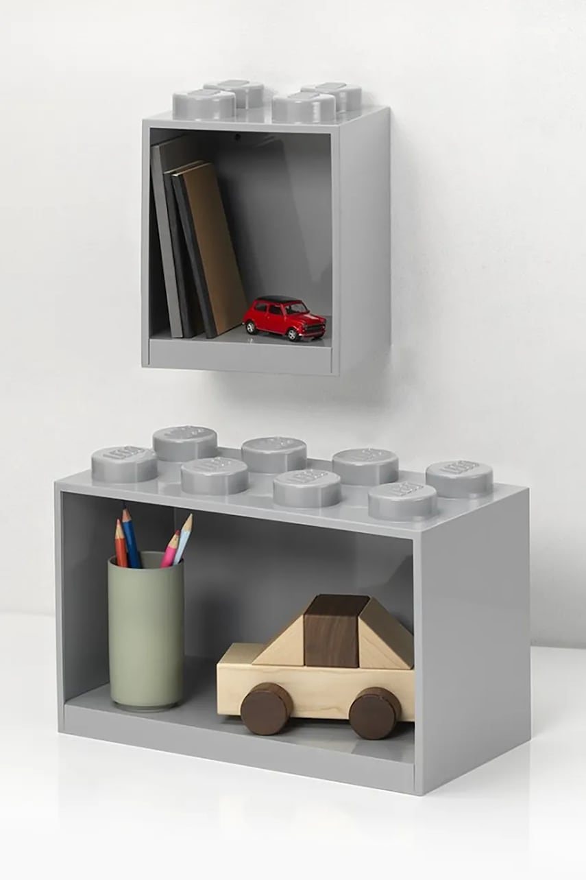 Набор полок Lego цвет серый Набор полок Lego цвет серый