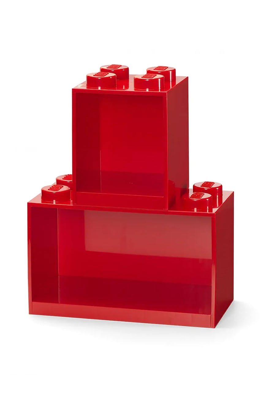 Lego set rafturi de perete culoarea rosu