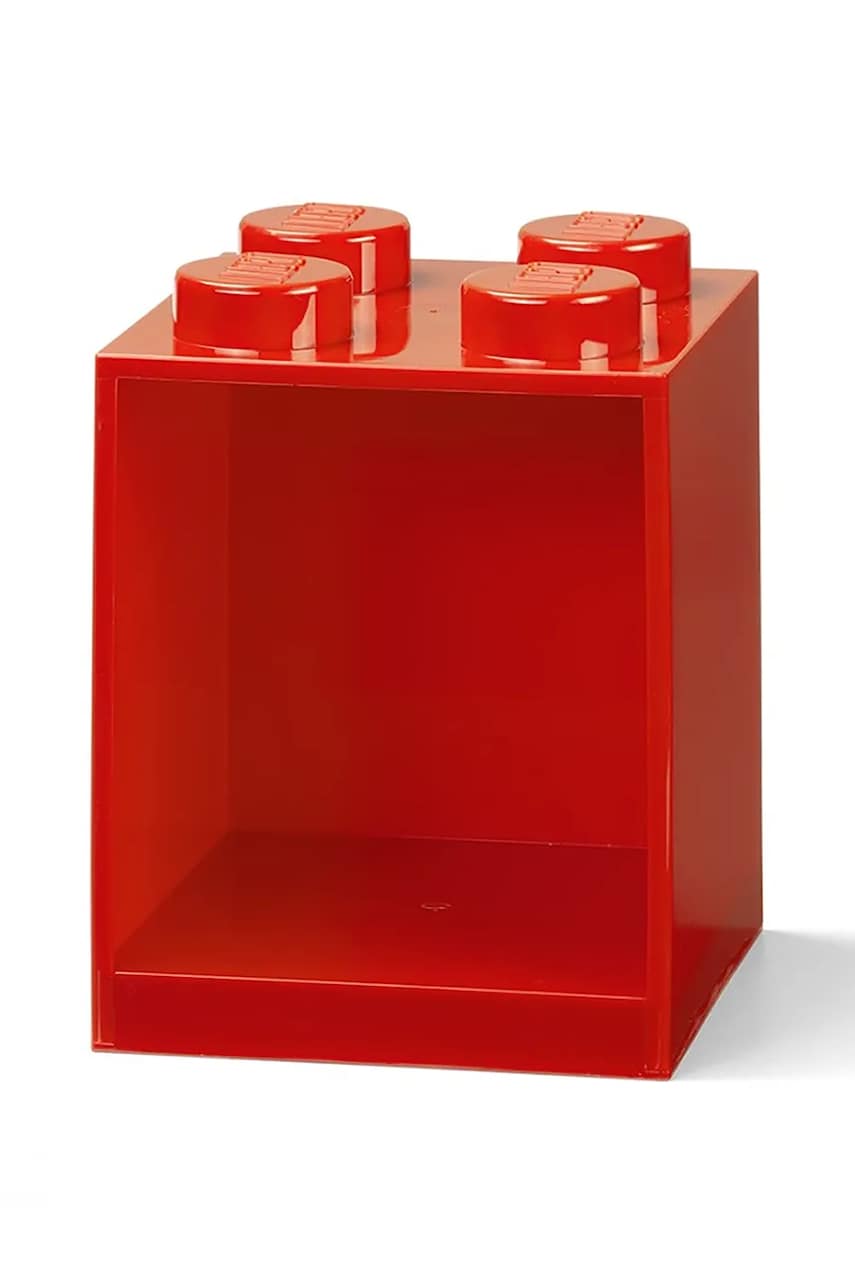 Lego raft de perete culoarea rosu
