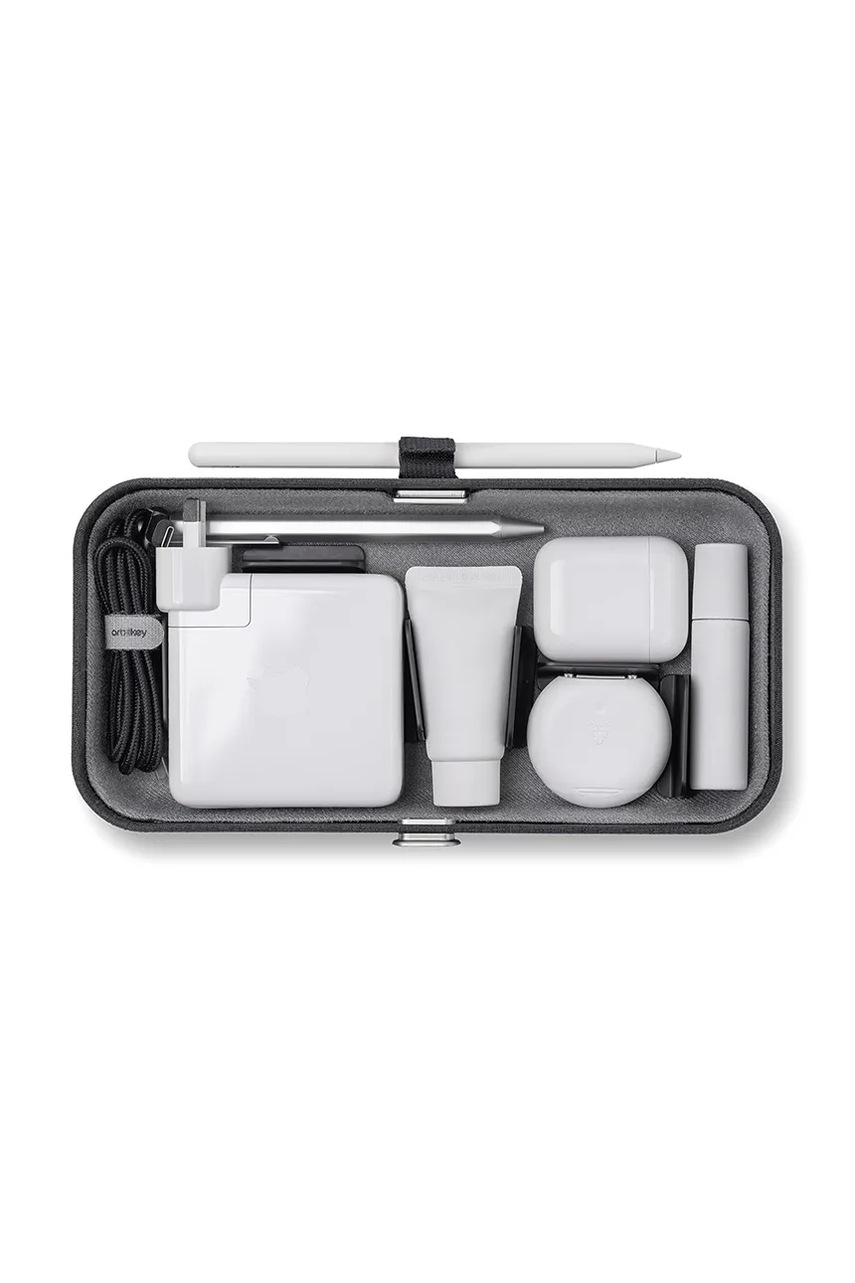 Orbitkey hordozható irodai rendszerező vezeték nélküli töltési funkcióval Nest v2 24 x 12 x 5 cm fekete termék 2. képe
