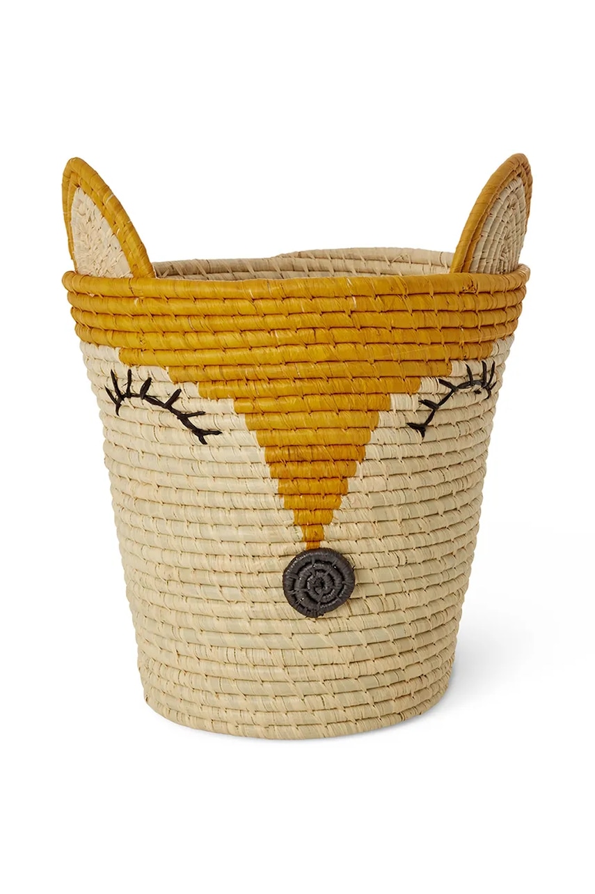 Rice coș de depozitare 30 x 20 cm culoarea galben