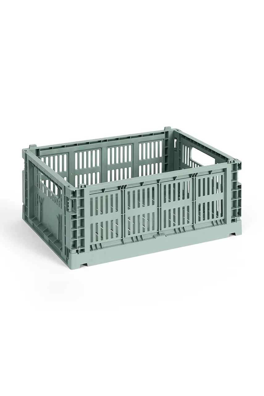 HAY cutie de depozitare Colour Crate M / 14 x 26,5 x 34,5 cm culoarea verde