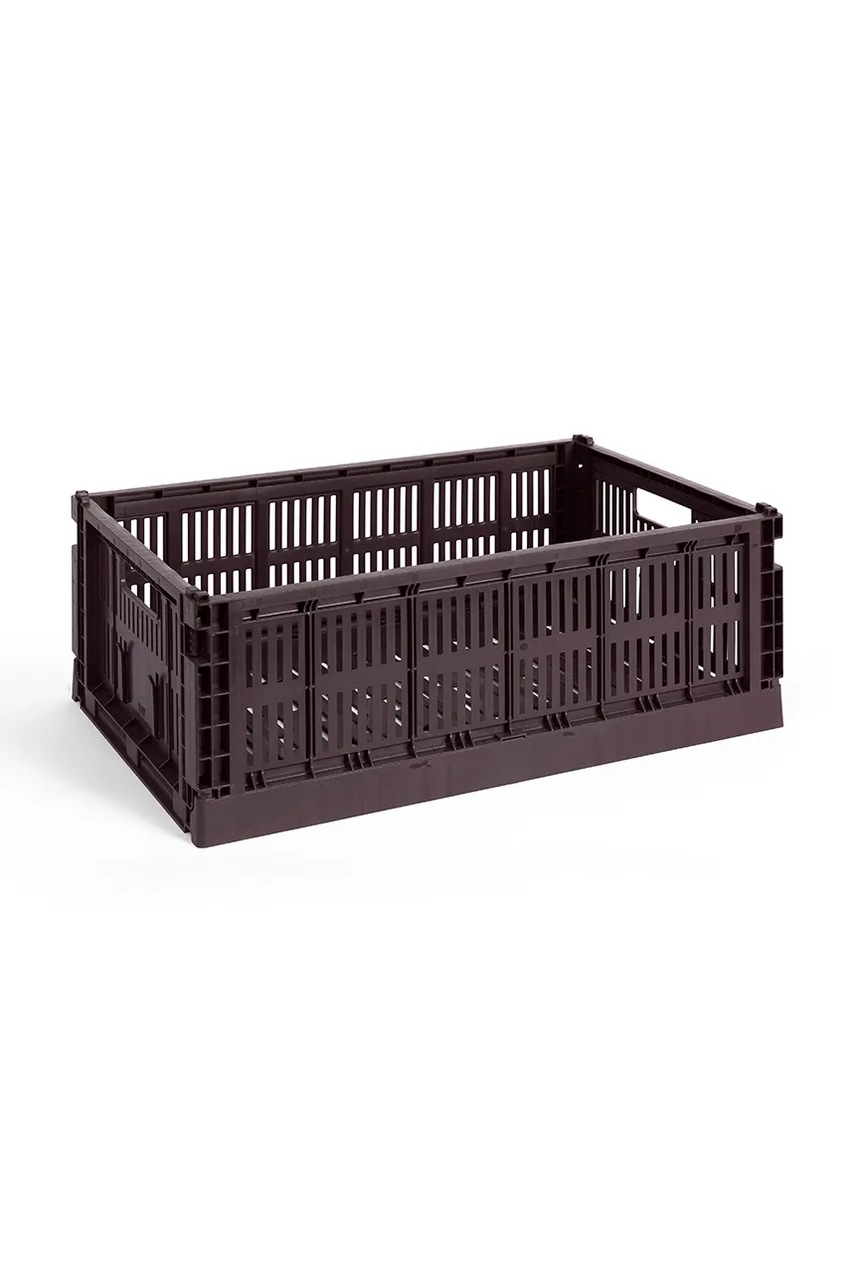 HAY cutie de depozitare Colour Crate L / 18,5 x 34,5 x 53 cm culoarea bordo