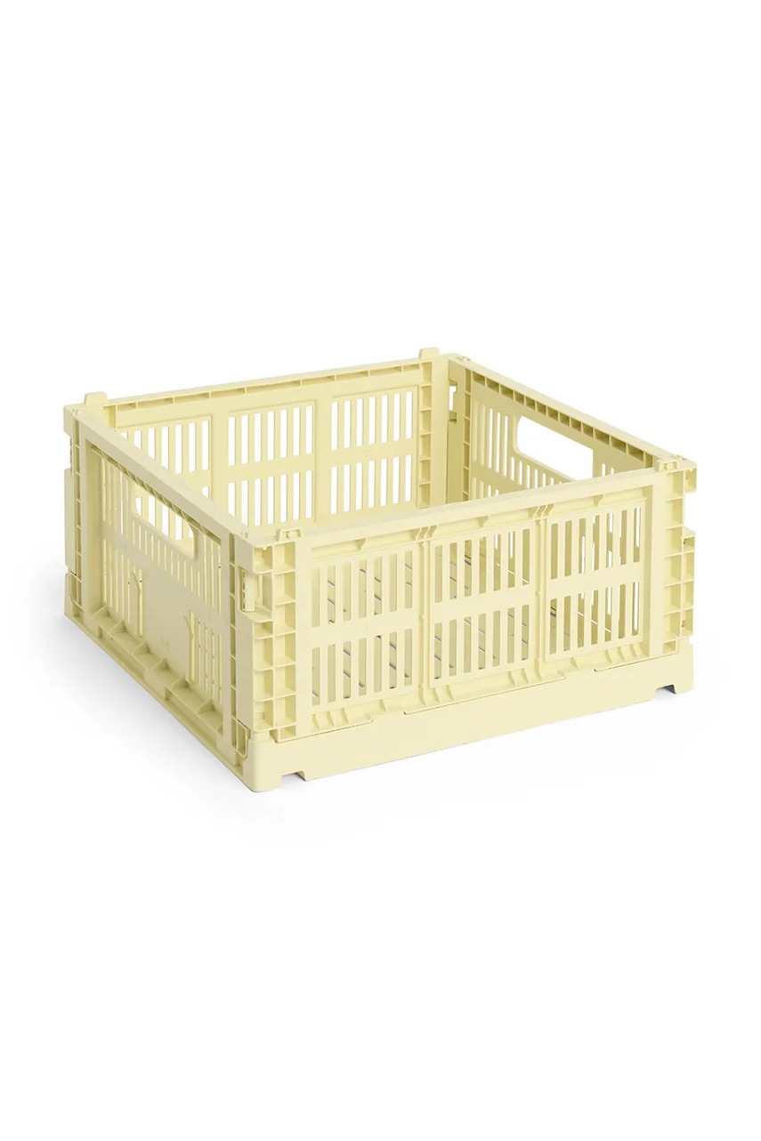 HAY cutie de depozitare Colour Crate M /14 x 26,5 x 34,5 cm culoarea galben