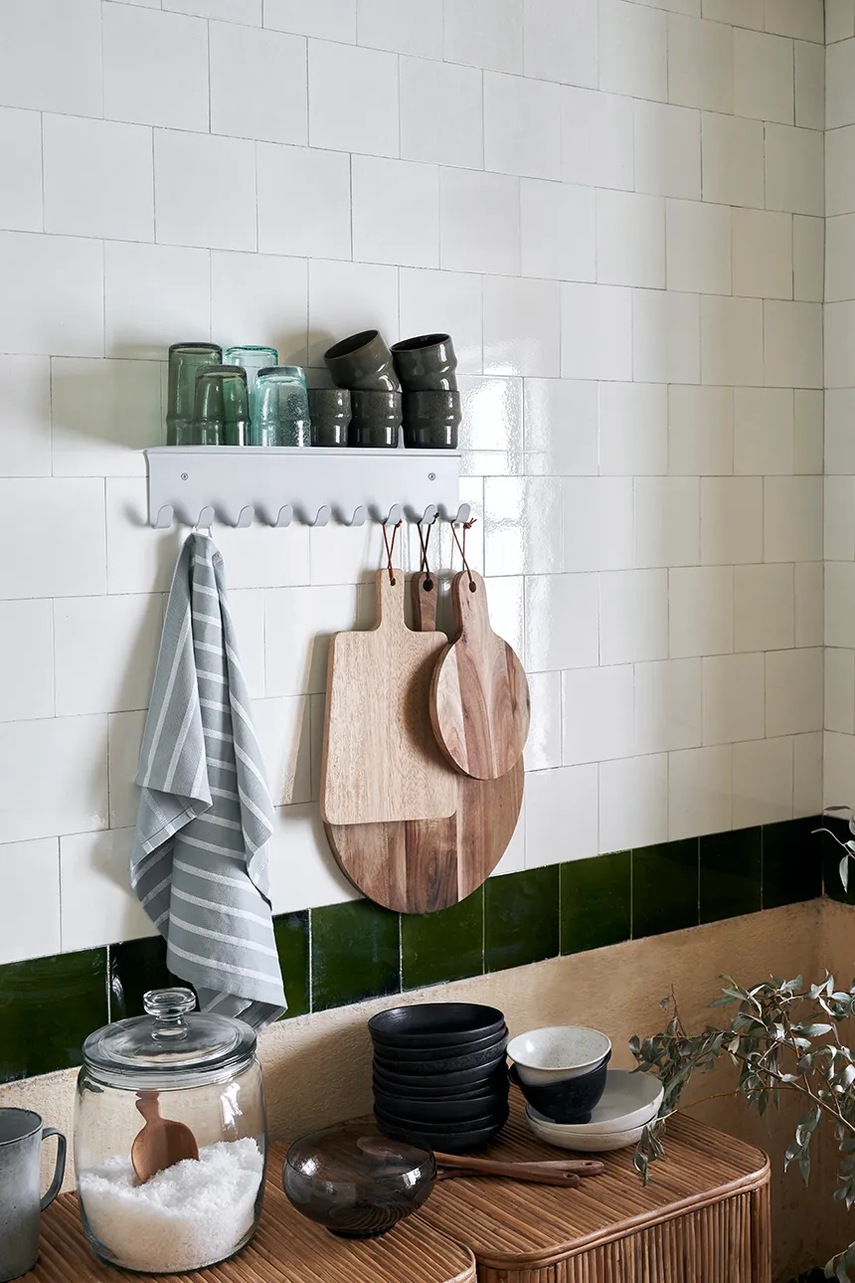 Κρεμάστρα τοίχου με ράφι House Doctor HDBook 18 x 60 cm φωτογραφία