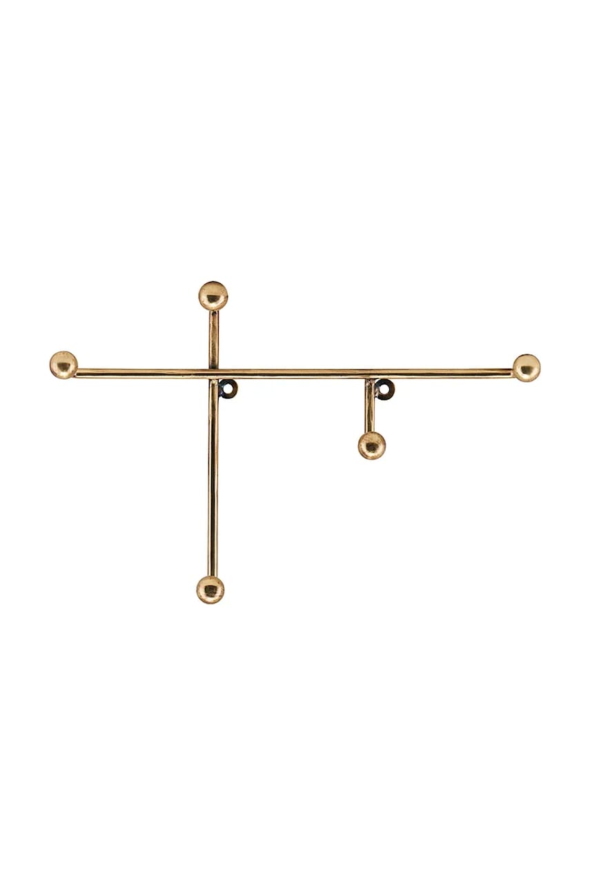 House Doctor umeraș de perete HDPrea 27 x 27 cm culoarea verde House Doctor umeraș de perete HDPrea 27 x 27 cm culoarea verde