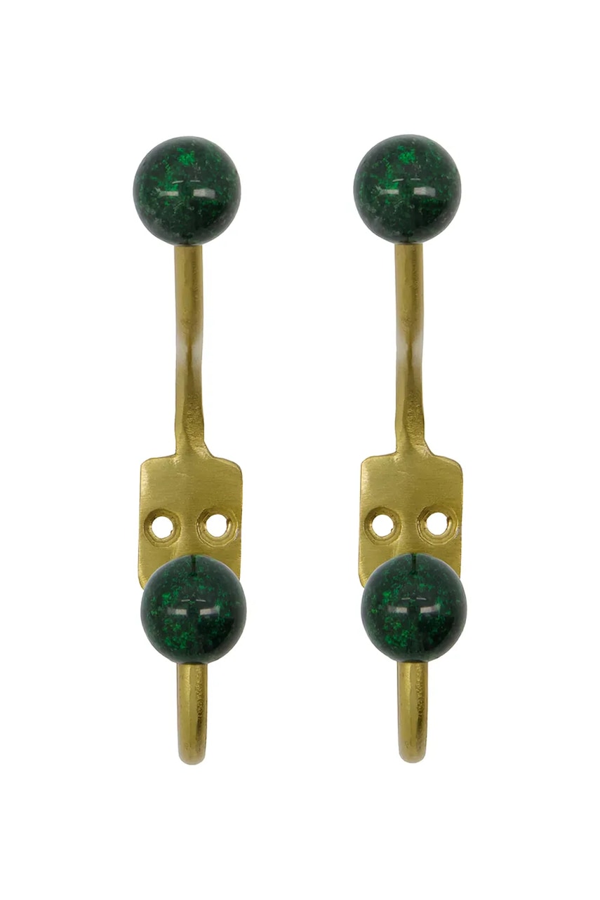 House Doctor cârlig HDBall 13 cm 2-pack culoarea verde