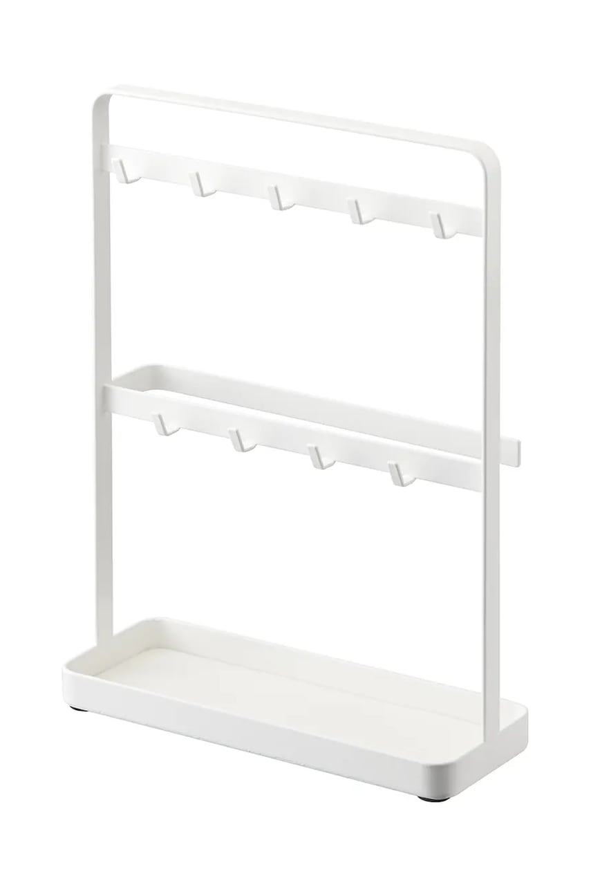 Levně Organizér na klíče Yamazaki Smart 20 x 7,5 x 27 cm bílá barva