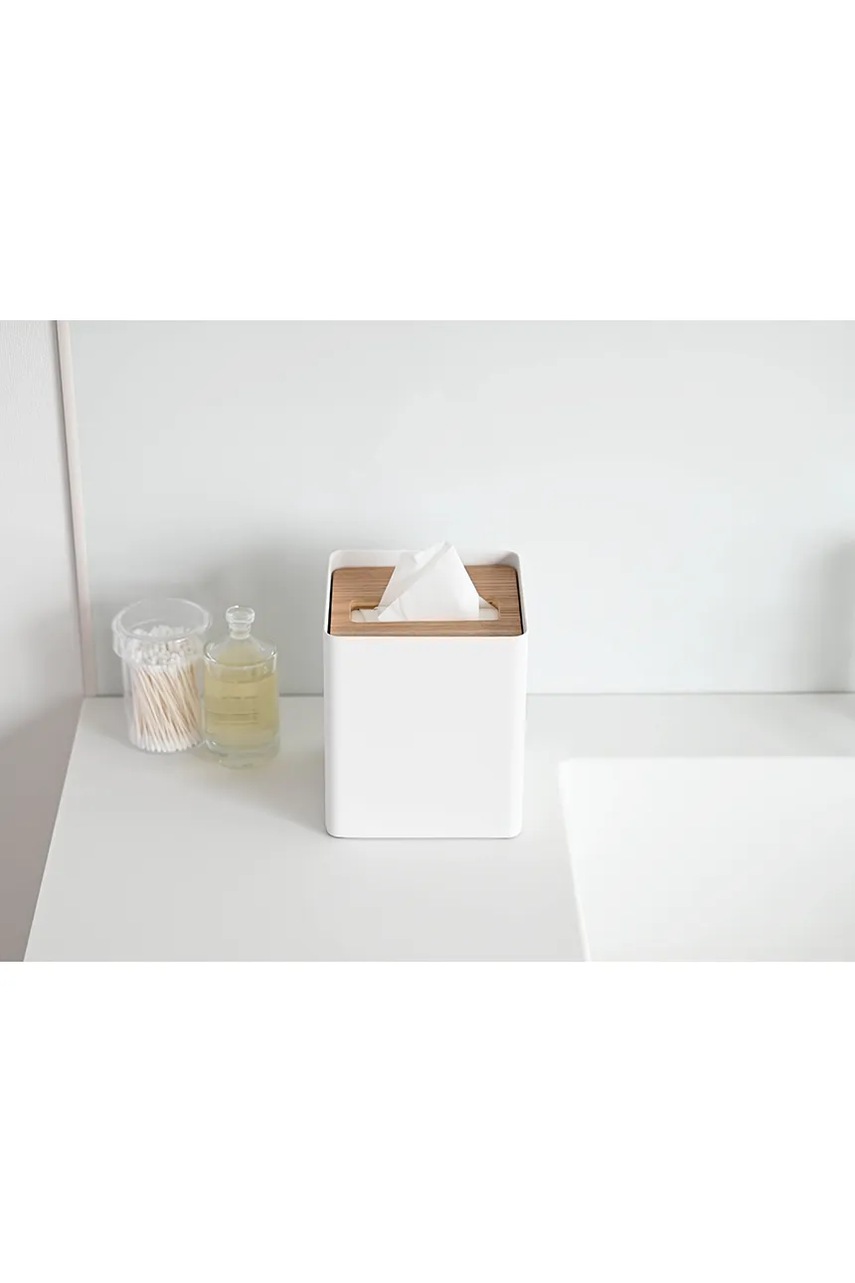 Κουτί για χαρτομάντηλα Yamazaki Rin 13 x 15,5 cm χρώμα: άσπρο φωτογραφία