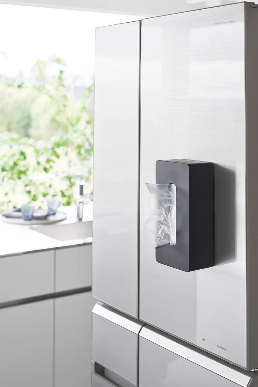 Κουτί για χαρτομάντηλα Yamazaki Tower 26 x 13 cm χρώμα: μαύρο φωτογραφία