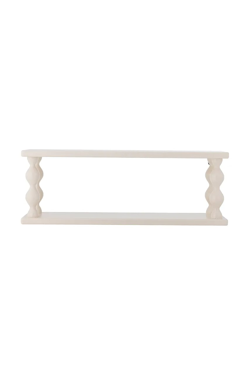 Bloomingville raft de perete Salino 60 x 21,5 x 17 cm culoarea alb