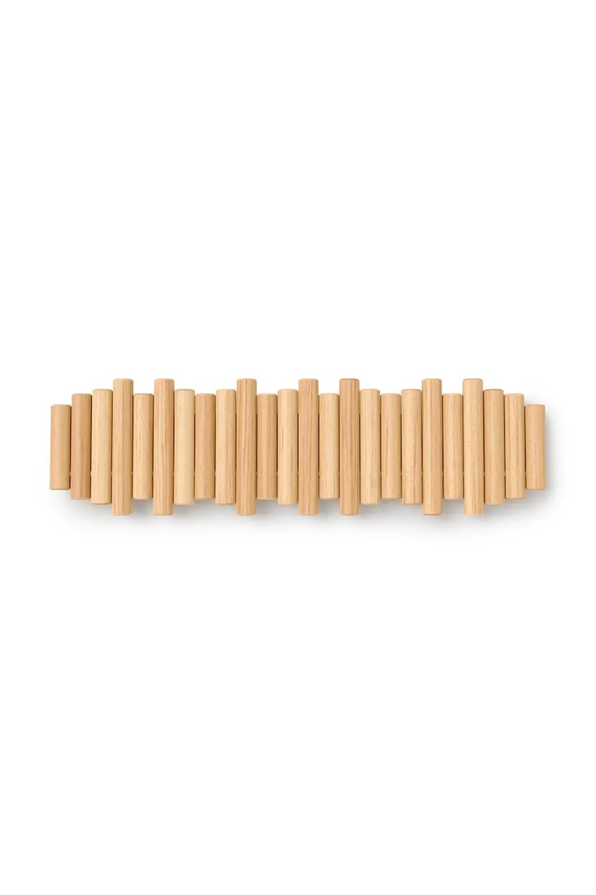 Umbra umeraș de perete Picket Rail Hook 60 x 18 x 5 cm culoarea bej
