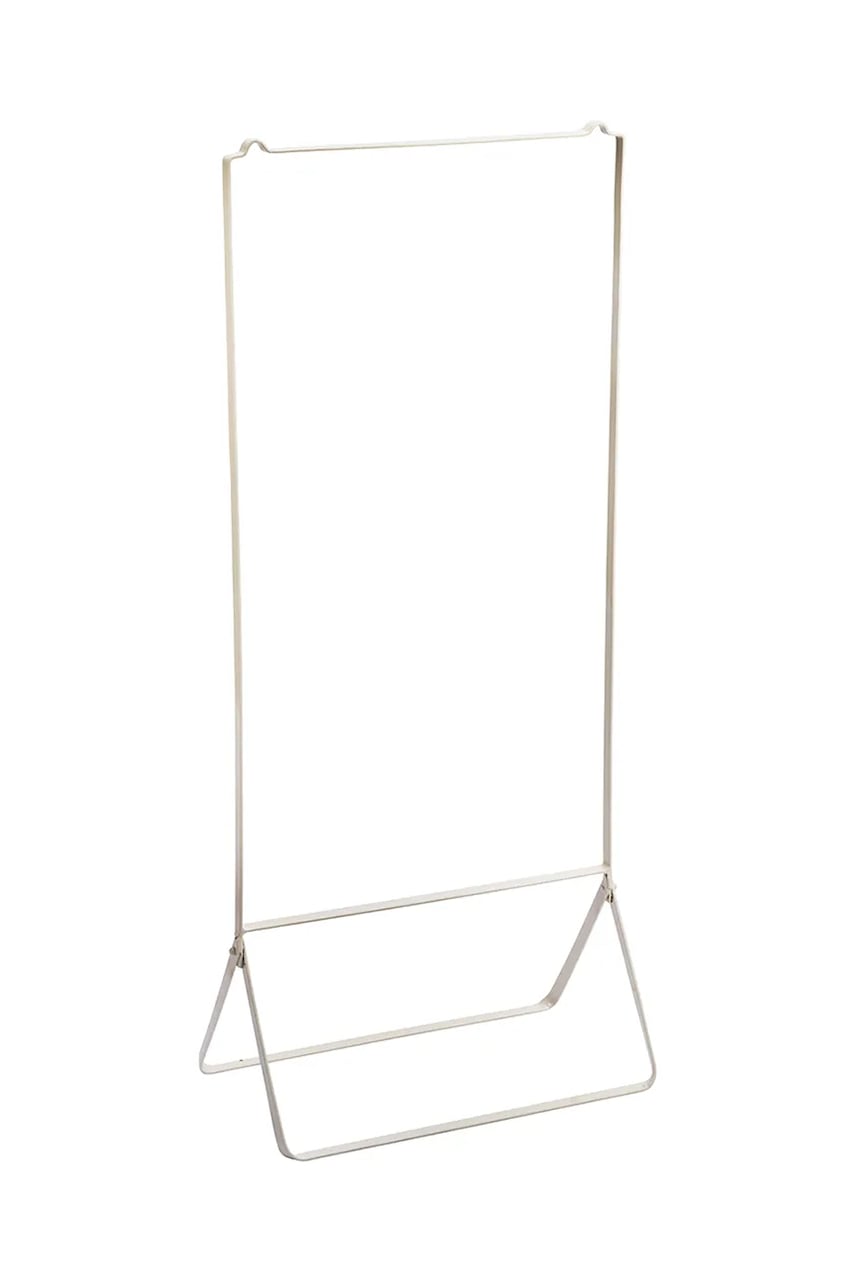Madam Stoltz cuier pentru îmbrăcăminte exterioară 51 x 25 x 122 cm culoarea bej