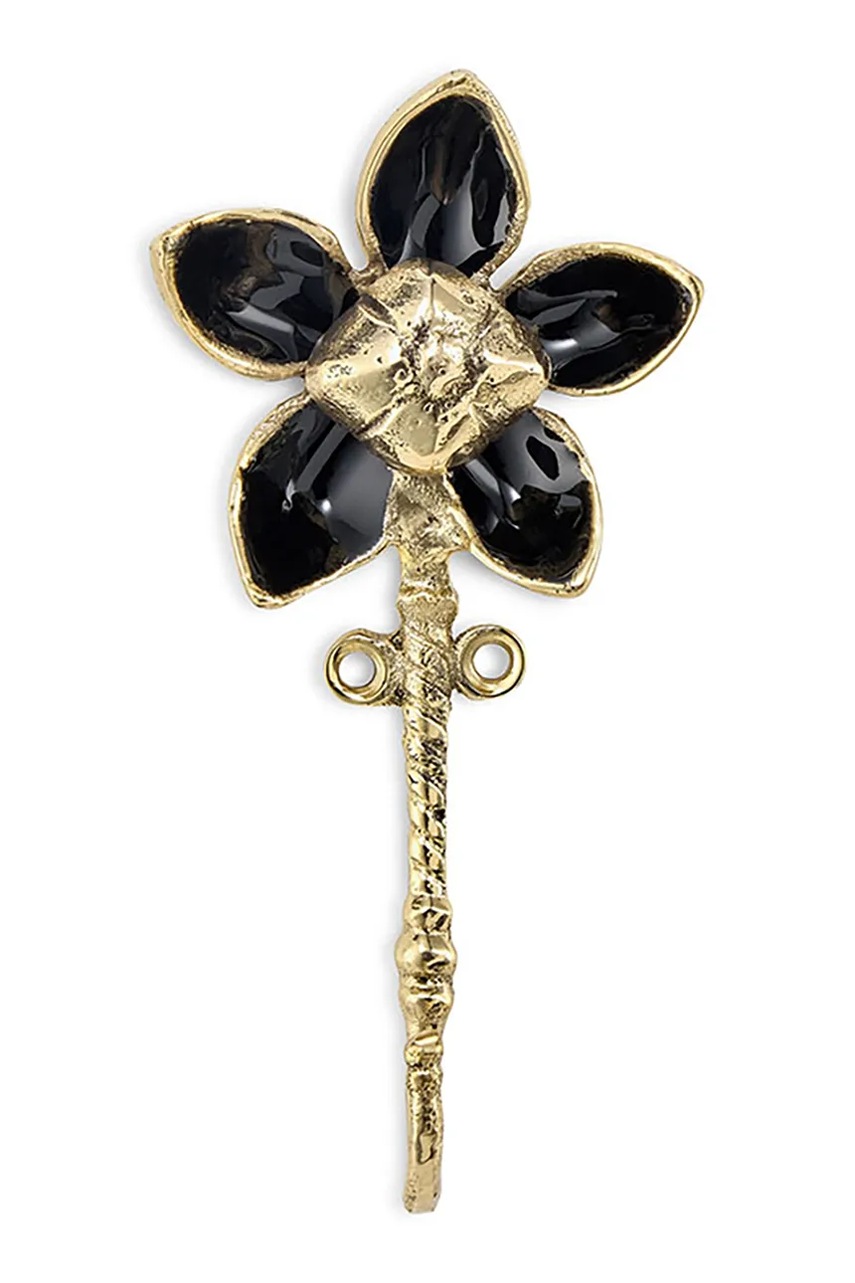 Κρεμάστρα τοίχου Doing Goods Liv Flower 13 x 6,5 x 3 cm χρώμα: κίτρινο φωτογραφία