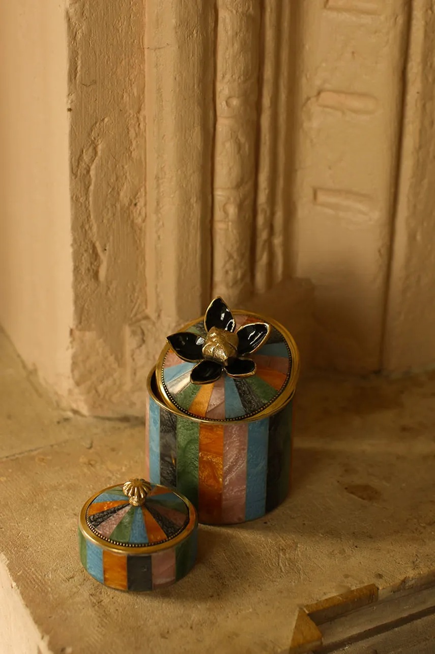 Κουτί με καπάκι Doing Goods Liv Circus 11,5 x 9 x 9 cm φωτογραφία